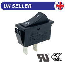 On-Off Rocker Switch 11mm x 30mm, 16A 250Vac 20A 12Vdc, 2 Position SPST