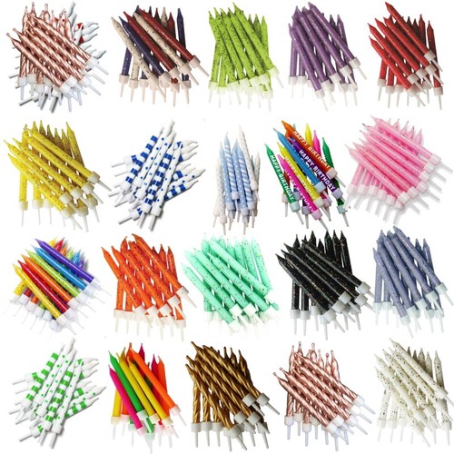 Birthday cake candles with - birthday,