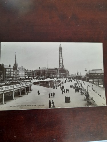 Old postcard blackpool from - postcard,