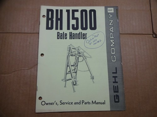 Gehl bh1500 bale handler - gehl,
