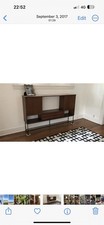 Stanley Sideboard, Roomdivider, MCM, mid century, Walnut, Slim, Credenza Top