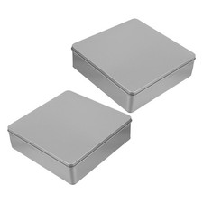  2 Pcs Metal Storage