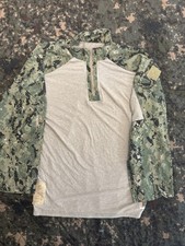 USN Frog Combat Shirt Large LR FR Flame Resistant AOR2 NWU III Seals devgru nsw