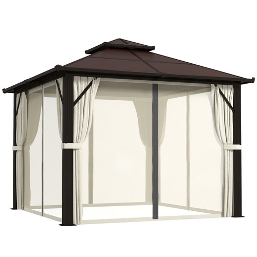 Hardtop gazebo canopy - x,