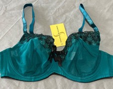 Shapely Figures Bra Teal Black