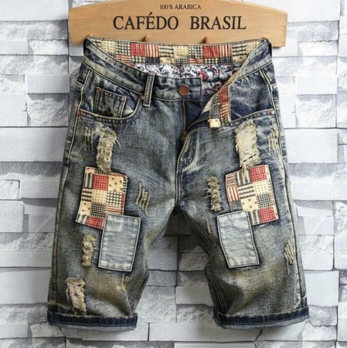 Summer pants men patchwork - pants,