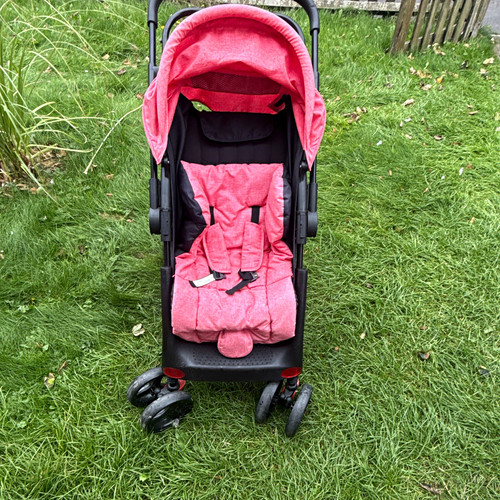 Crown folding single pushchair - folding,
