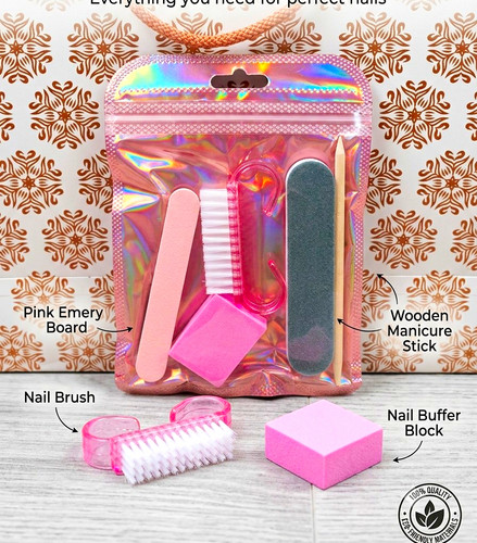 Piece pink manicure - pink,