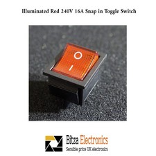 Rocker Switch 16A 240V, 20A