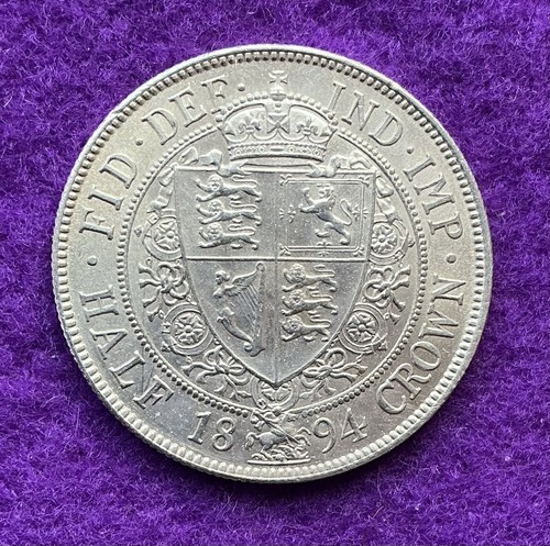 Victorian 1894 half crown - 1894,