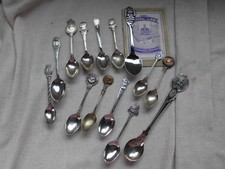 JOB LOT VINTAGE ROYALTY EVENTS SOUVENIR TEASPOONS MIXED LOT AGES
