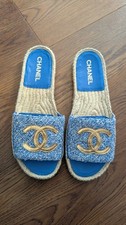 Authentic Chanel Blue Tweed