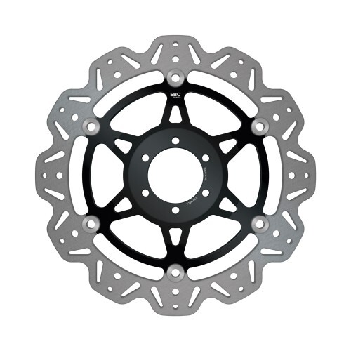 Ebc disc brake vr614blk - brake, front