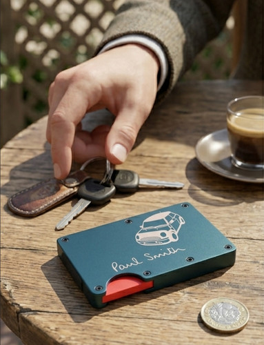 Paul smith metal wallet brand - smith,