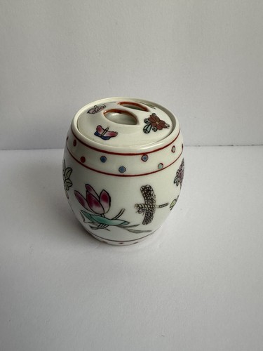 Chinese porcelain pierced lid - chinese,
