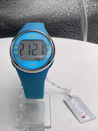 Lorus blue digital - lorus, with