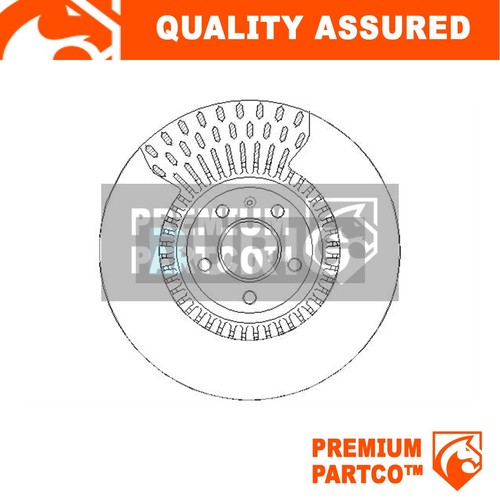 Premium front brake disc - premium,