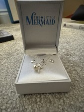DISNEY LITTLE MERMAID NECKLACE & EARRINGS BOXED SET DISNEY STORE