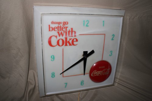 Vtg 1960 coca - 1960's, lighted