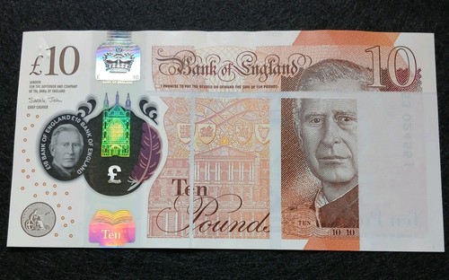 King charles ten pound - king, £10