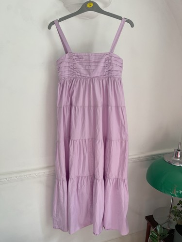 Zara lilac summer maxi dress - lilac,