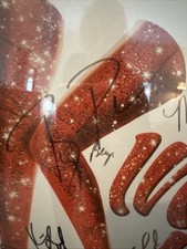 Kinky Boots Poster Broadway Cast Signed Including Billy Porter Framed Dark Wood