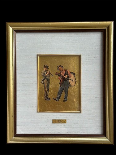 Vintage italian 23kt gold leaf - italian,