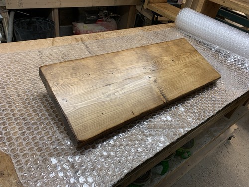 22cm solid wood rustic shelves - 22cm,