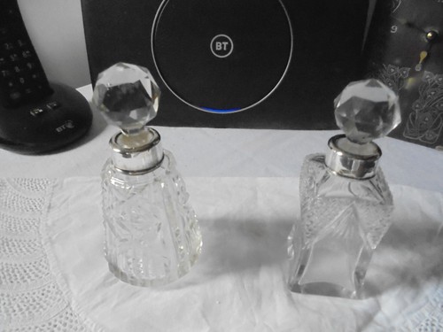 Antique silver collar - silver, perfume