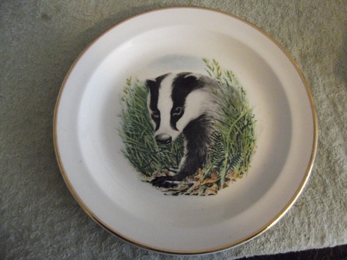 Badger plate palissey - badger, by