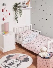 Minnie Mouse Bedding Toddler Duvet Cover Pillow Bed set Cot & Cot Bed Bedding
