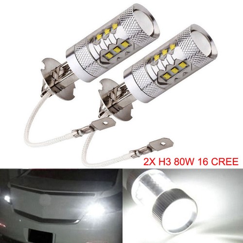 80w cree super bright - h3, 16