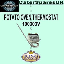190303V KING EDWARD THERMOSTAT JACKET POTATO BAKING OVEN COMMERCIAL SPARES SPUD 