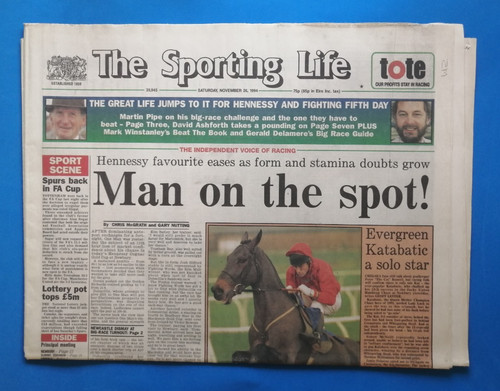 The sporting life newspaper - sporting,