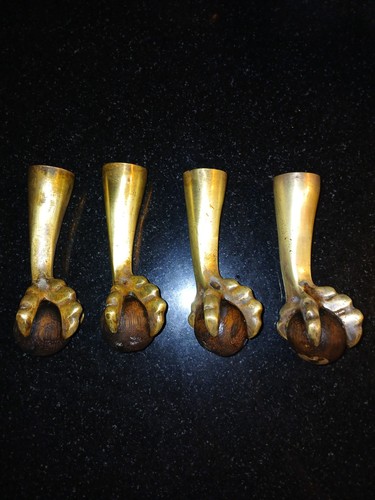 Antique solid brass - antique, claw