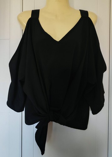 Yoins black cold - black, tie