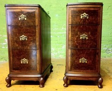 Good Pair Of Burr Walnut Art
