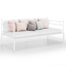 Sofa Bed Frame White 90x200cm