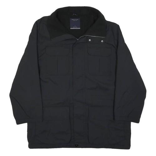 Nautica mens black polyester - mens,