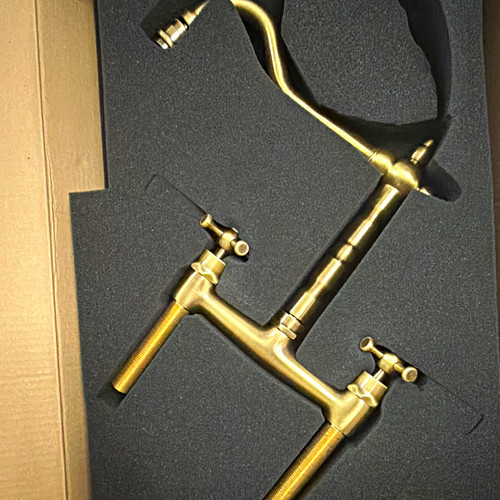 Brass gold bridge kitchen - brass/gold, tap