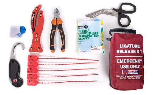 Ligature cutter kit red - ligature, bag