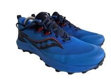 Saucony Peregrine 14 Mens Trail Running Shoes Blue- UK SIZE 9