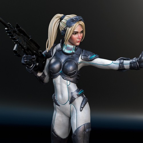 Resin figure model - 1/24,