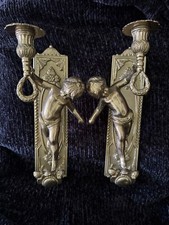 Pair Traditional French Cherub