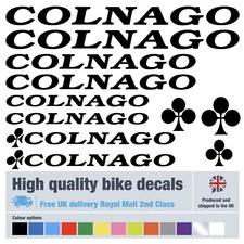 Colnago bike decals labels