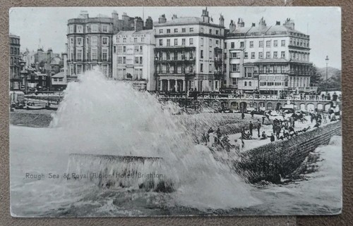 Brighton rough sea - rough, royal