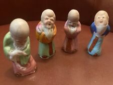 Bonsai Miniature Tiny Chinese Men figures Lot of 4