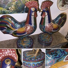 👀RARE PAIR Antique BRONZE