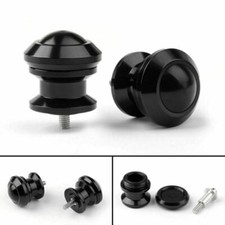 Pair 6mm Swingarm Sliders Spools For Yamaha MT01 MT09 YZF-R3 R1 MAX 530 Black T9