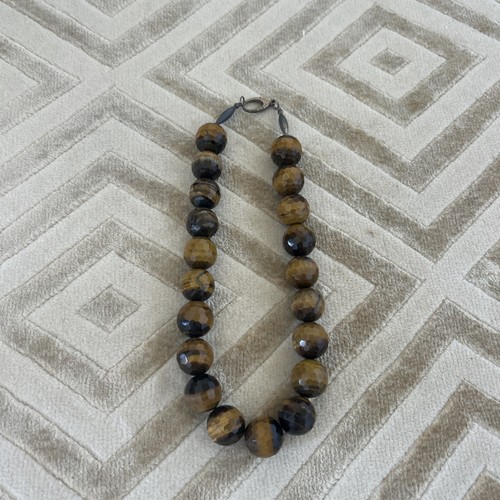 Tiger eye costume necklace - eye,
